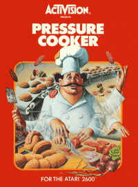 Pressure Cooker Atari 2600  box art